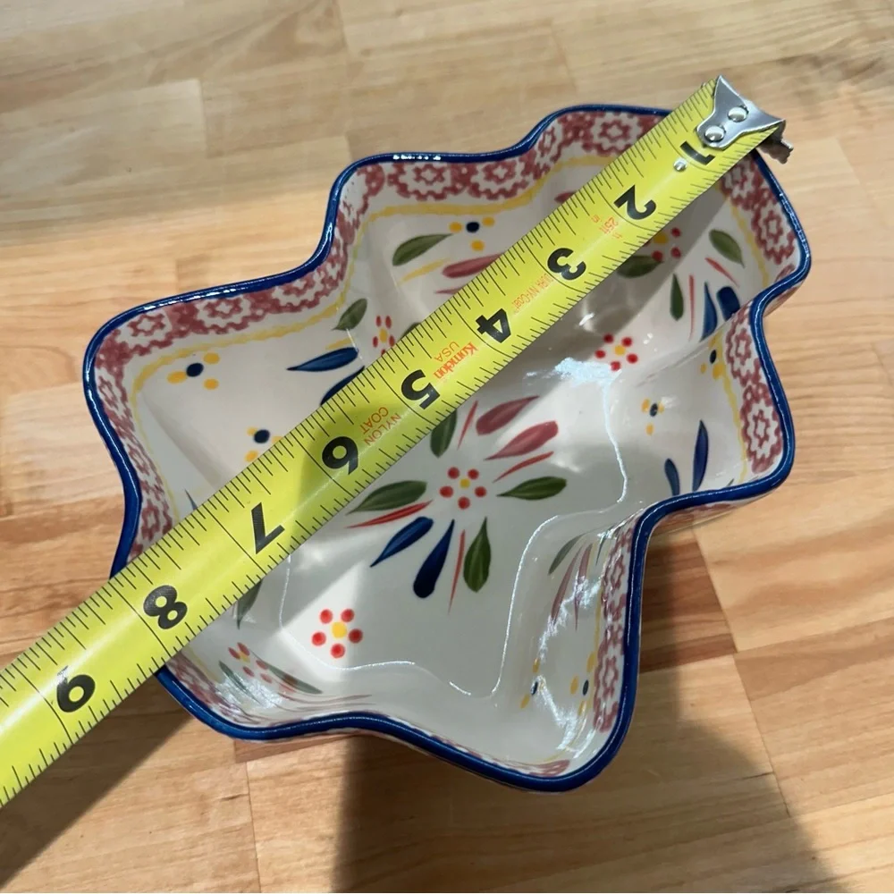 Temp-Tations Old World Confetti Tree Figural Ovenware Baker- 1QT ---NWOT